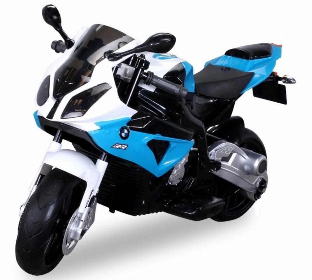 Electric children motorbike BMW S1000 12 volt 2 speeds blue