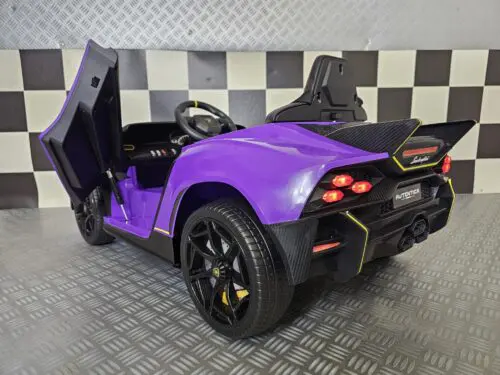 Children's car Lamborghini Auténtica purple 12 volts